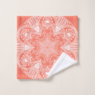 Papaya Mandala Bath Towel Set