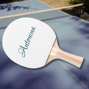 Papaya Modern Name   Trendy Minimalist  Ping Pong Paddle
