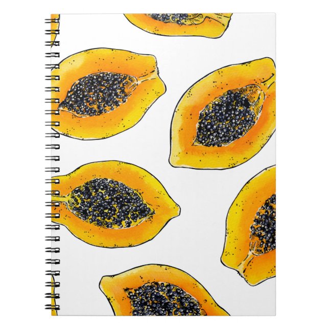 Papaya slices notebook (Front)