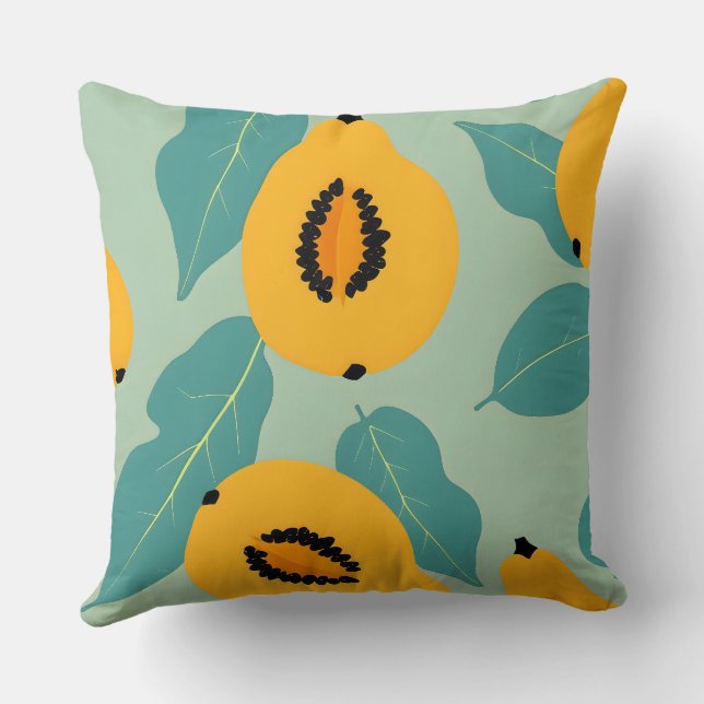 Papaya Study Cushion (Back)