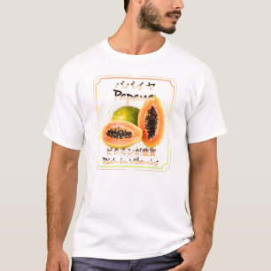 Papaya Vegan Healthy Fruits And Vegetables T-Shirt