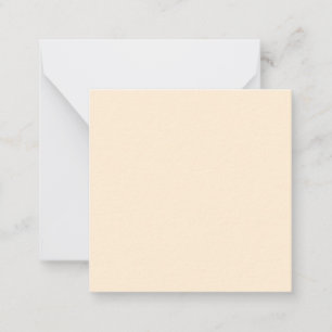 Papaya Whip Solid Colour Card