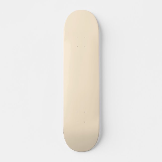 Papaya Whip Solid Colour Skateboard (Front)
