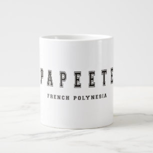 Papeete French Polynesia Large Coffee Mug