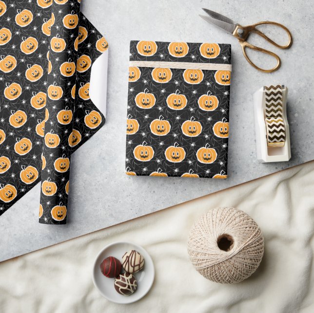 Papel De Regalo Happy Pumpkin Wrapping Paper (Crafts)