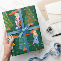 Papel navideño nutcracker