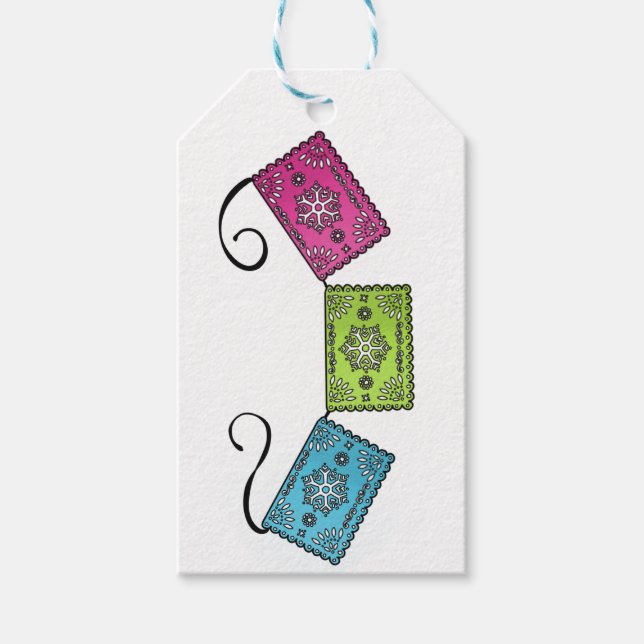Papel Picado Gift Tags (Front)