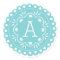Papel Picado Monogram Stickers - Blue