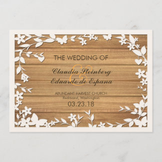 Papel Picado Wedding Invitation - Lovely Doves