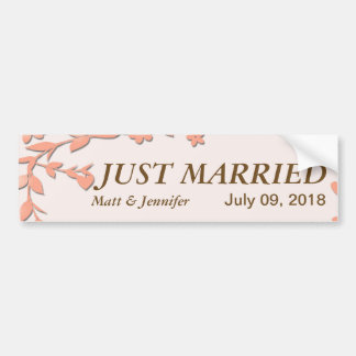 Papel Picado Wedding Invitation - Lovely Doves Bumper Sticker