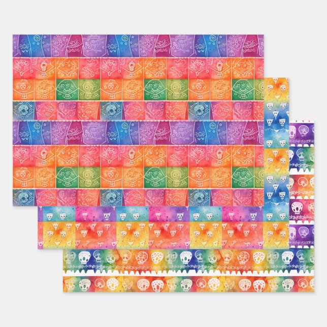 Papel Picado Wrapping Paper (Set)