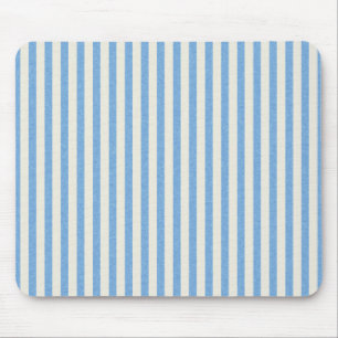 paper152 LIGHT BLUE WHITE PAPER STRIPES PATTERN BA Mouse Pad