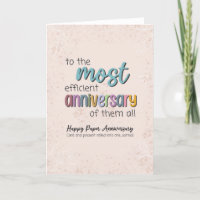 Paper 1st Anniversary Card - Fun Play On Words