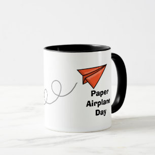 Paper Aeroplane Day Mug