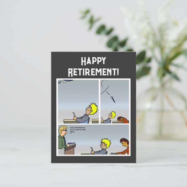 Paper Aeroplane Postcard (Standing Front)