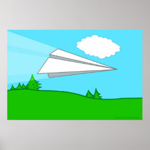 Paper Aeroplane Poster