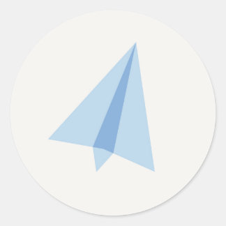 Paper aeroplane stickers