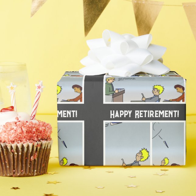 Paper Aeroplane Wrapping Paper (Birthday Party)