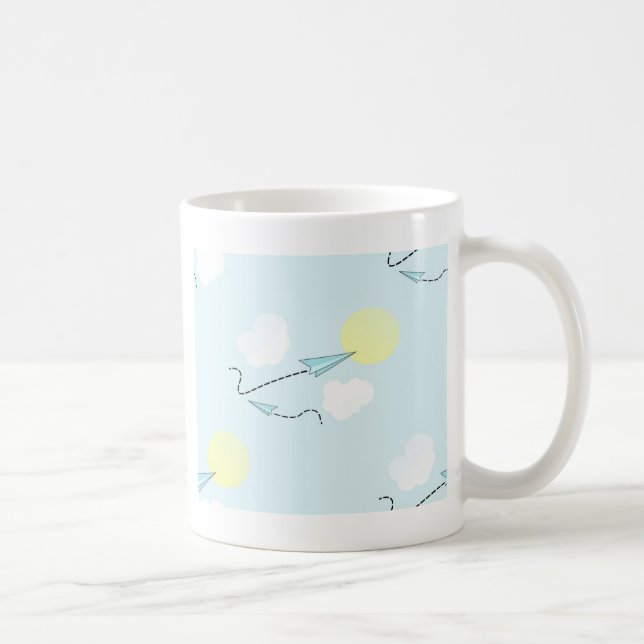 paper aeroplanes coffee mug (Right)