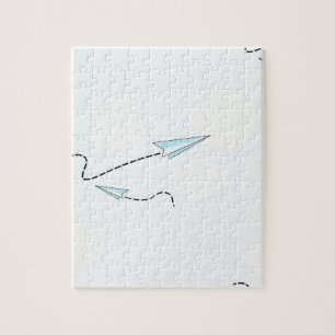 paper aeroplanes jigsaw puzzle