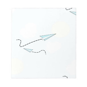 paper aeroplanes notepad
