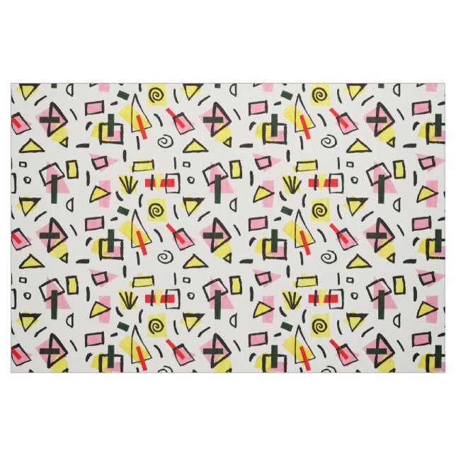 Paper and Paint Collage Fabric (Fat Quarter)