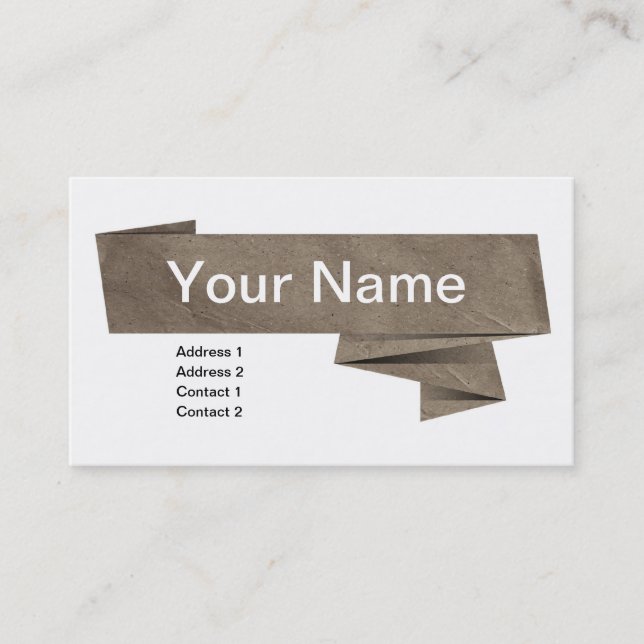 paper art business card (Front)