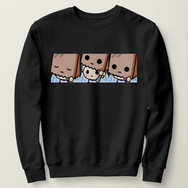 Paper-Bag komugisui sweatshirts for Women (Design Front)