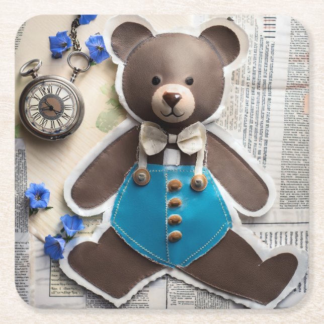 Paper Bear Coaster (Front)