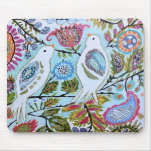 Paper Birds I Mouse Pad