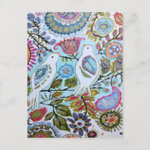 Paper Birds I Postcard