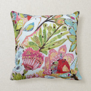 Paper Birds II Cushion