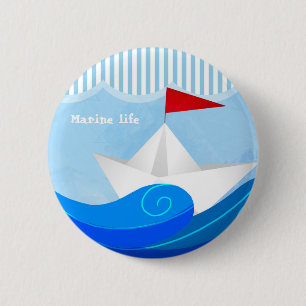 Paper Boat button