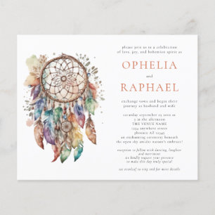 PAPER Boho Dreamcatcher Wedding Terracotta