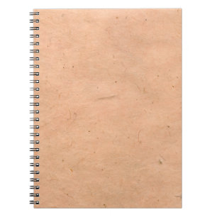 Paper brown pink handmade notebook