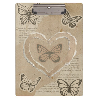 paper butterfly clipboard