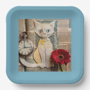 Paper Cat Paper Plate