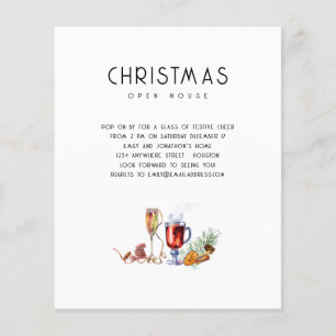 PAPER Christmas Open House Drinks Invite