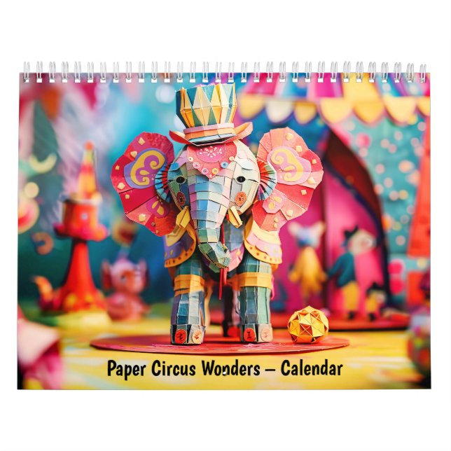 Paper Circus Wonders – Calendar (Cover)