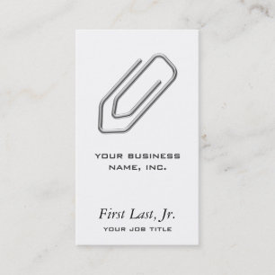 Paper Clip Business Card