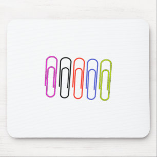 Paper clip mouse pad