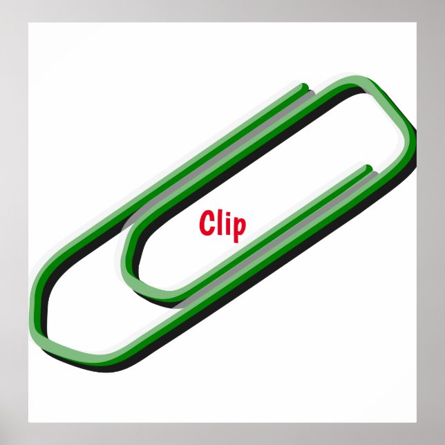 Paper Clip Poster (Front)