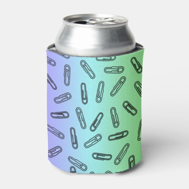 Paper Clips Can Cooler (Can Front)