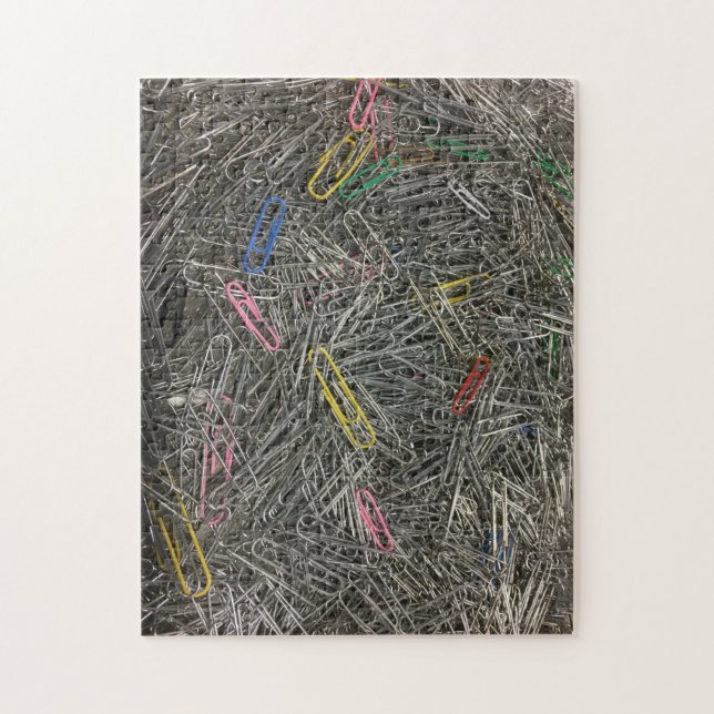 Paper Clips in a pile puzzle (Vertical)
