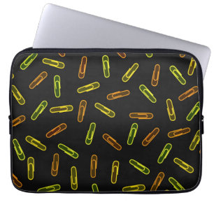 Paper Clips Laptop Sleeve