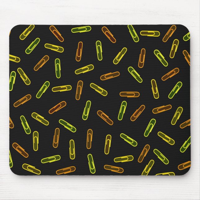 Paper Clips Mouse Pad (Front)