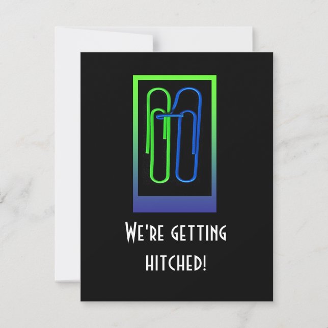 paper clips save the date (Front)