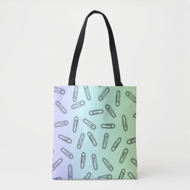 Paper Clips Tote Bag (Front)