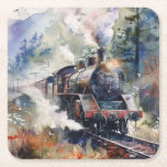 Paper Coaster<br><div class="desc">A lovely mountain landscape with a steam train</div>
