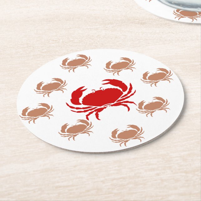Paper Coaster - Crustaceans (Angled)